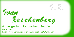 ivan reichenberg business card